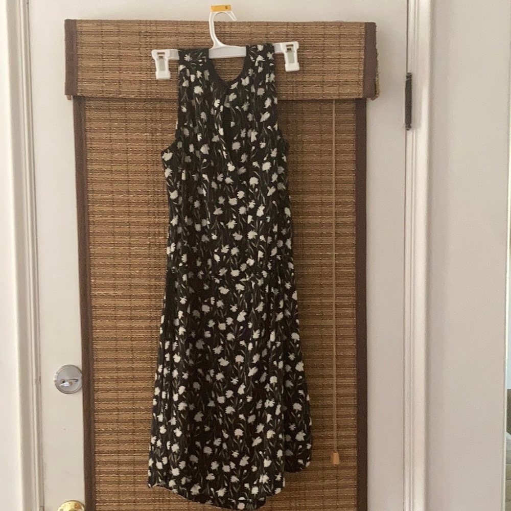 Gap Black flower dress